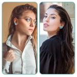 Turquoise Stud Earrings - 6 Pairs for Women