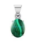 Unheated A+ Quality Natural Malachite Pendant