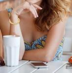 Citrine Beaded Bracelet - 8MM, Unisex Fashion