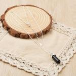 Philip Jones Black Onyx Gemstone Necklace