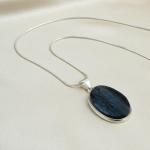 Black Tourmaline Crystal Healing Pendant Necklace