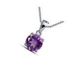 Alexandrite Color Change Pendant in Sterling Silver