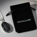 Black Tourmaline Crystal Healing Pendant Necklace