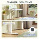 Electric Height Adjustable Standing Desk with Memory Panel