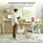 Electric Height Adjustable Standing Desk with Memory Panel