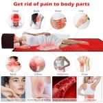 Large Red Light Therapy Mat for Pain Relief