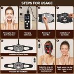 Red Light Therapy Mask with Rechargeable Remote