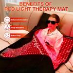 Lawind Red Light Therapy Mat for Pain Relief