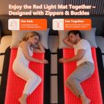 Red Light Therapy Mat with Dual Wavelengths