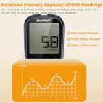 Blood Glucose Monitor Kit with Test Strips & Lancets