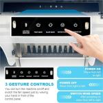 Airbrush Spray Booth with Touch Control & LED Lights