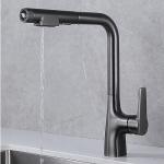 3-Way Water Filter Kitchen Faucet with Swivel Spout