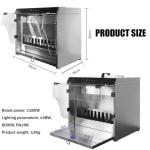 Airbrush Spray Booth with Touch Control & LED Lights