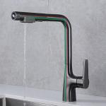 3-Way Water Filter Kitchen Faucet with Swivel Spout