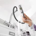 Pull-Out Spray Kitchen Faucet with Water Filter