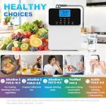 Titanium Alkaline Water Ionizer Machine, Auto-Cleaning