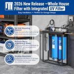 3-Stage Whole House Water Filtration System with UV