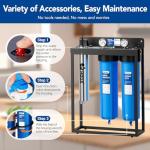 3-Stage Whole House Water Filtration System with UV