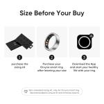 Orvyna Titanium Smart Ring - Ultra-Light Health Tracker