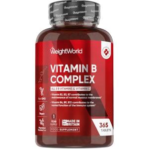 Daily Vitamin B Complex - 365 Vegan Tablets