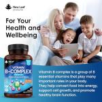 Complete B Vitamin Complex - 365 Tablets for Energy