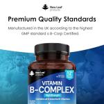 Complete B Vitamin Complex - 365 Tablets for Energy