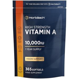 High Strength Vitamin A Supplement - 365 Tablets