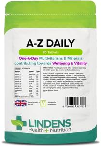 Lindens A-Z Daily Multivitamin Tablets - 90 Count