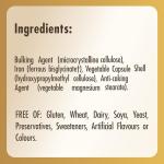 Gentle Iron Bisglycinate Capsules – 180 Count