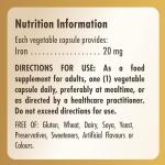 Gentle Iron Bisglycinate Capsules – 180 Count