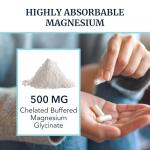 Magnesium Glycinate 500mg – High Absorption Support