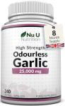 High Strength Garlic Capsules 25,000 mg - 240 Softgels