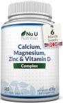 Calcium Magnesium Zinc & Vitamin D 365 Tablets