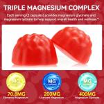 120 Count Magnesium Glycinate Gummies for Relaxation and Sleep