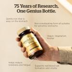 Gentle Iron Bisglycinate Capsules – 180 Count