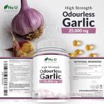 High Strength Garlic Capsules 25,000 mg - 240 Softgels