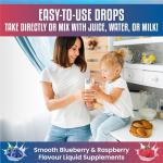 Kids Magnesium Glycinate Drops - Blueberry Raspberry Blend
