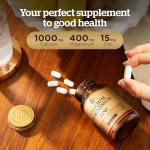 Calcium Magnesium Zinc Tablets for Strong Bones