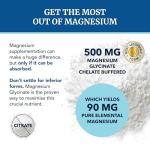 Magnesium Glycinate 500mg – High Absorption Support