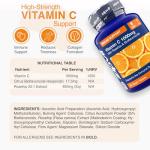 High Strength Vegan Vitamin C with Rosehip 180 Tablets