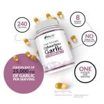 High Strength Garlic Capsules 25,000 mg - 240 Softgels