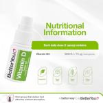 BetterYou Vitamin D3 Oral Spray, Peppermint Flavor