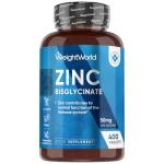 Zinc Tablets 50mg - 400 Count, Vegan, Non-GMO