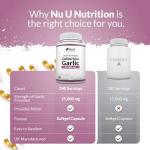 High Strength Garlic Capsules 25,000 mg - 240 Softgels