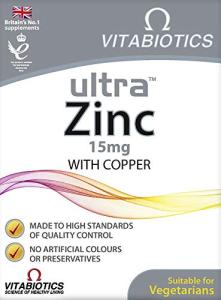 Vitabiotics Ultra Zinc Tablets - 60 Count