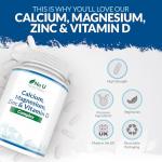 Calcium Magnesium Zinc & Vitamin D 365 Tablets