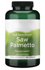 Herbal Sups Saw Palmetto Capsules 540mg, 250 Count