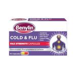 Benylin Cold & Flu Max Strength Capsules - 16 Count