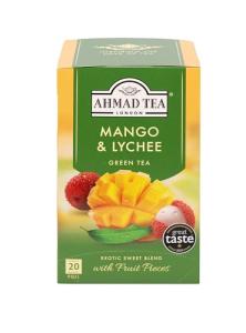 Ahmad Tea Mango & Lychee Green Tea Sachets