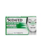 Sudafed Triple Action Cold & Flu Relief Tablets